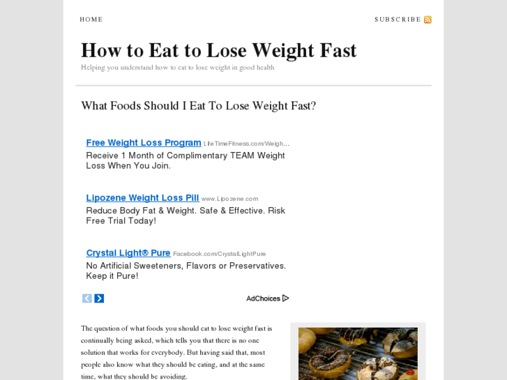 www.eattoloseweightfast.com