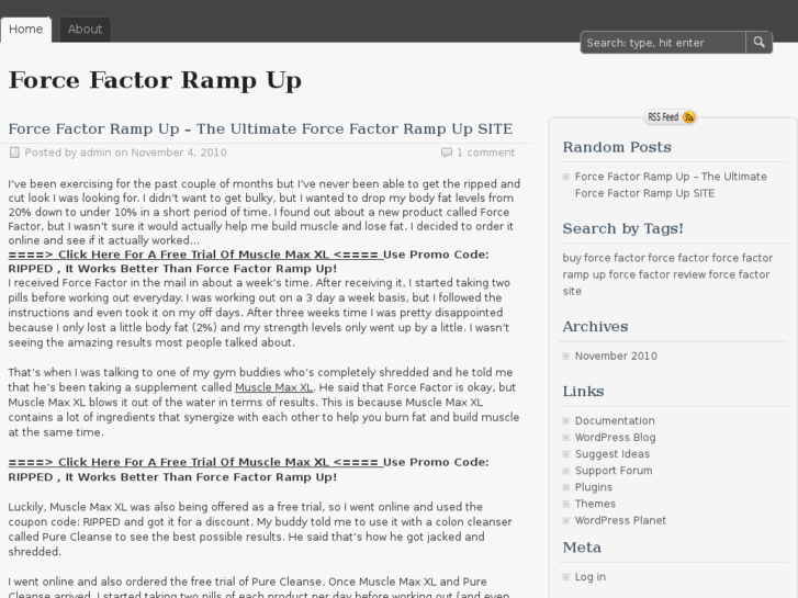 www.forcefactorrampup.net