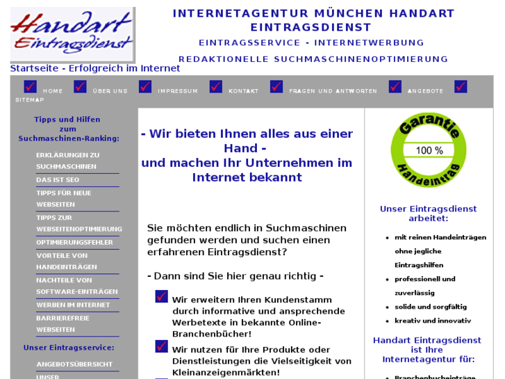 www.handart-eintragsdienst.com