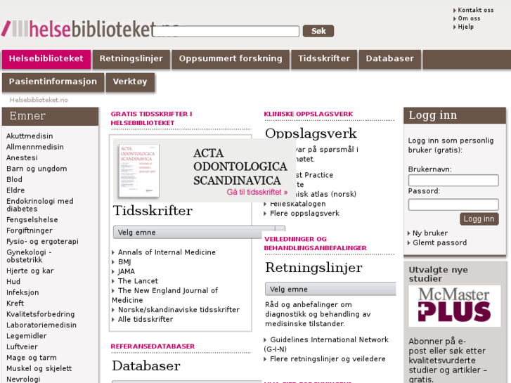 www.helsebiblioteket.net