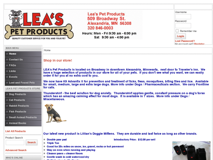 www.leaspetproducts.com