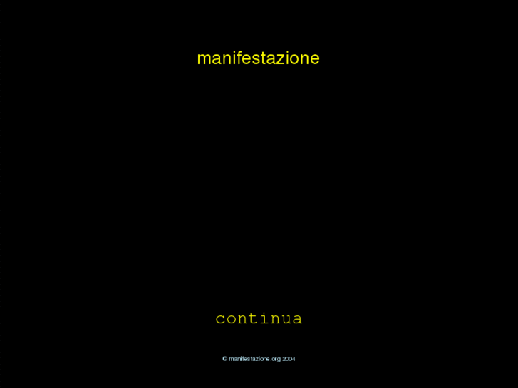 www.manifestazione.org