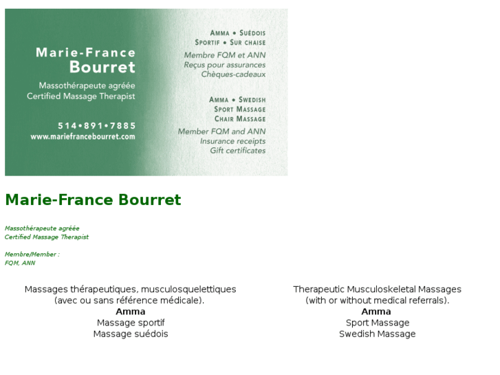 www.mariefrancebourret.com