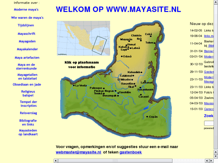 www.mayasite.nl