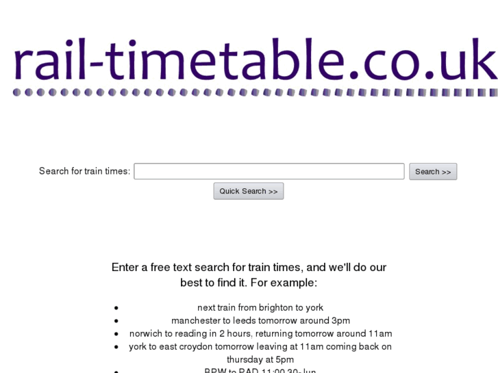 www.rail-timetable.co.uk