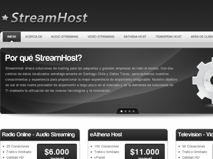 www.streamhost.cl