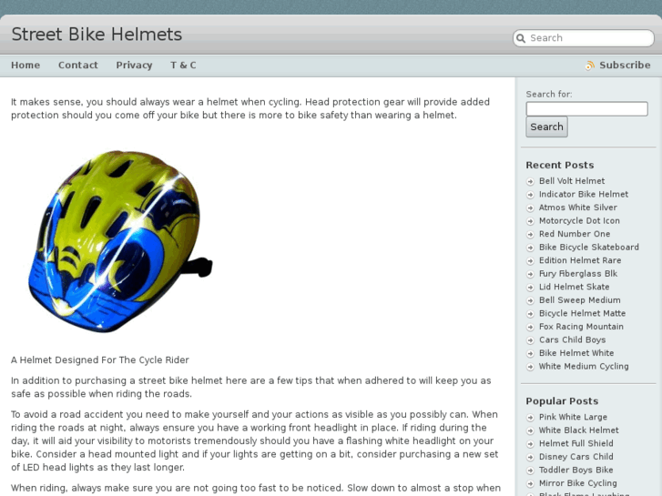 www.streetbikehelmets.info