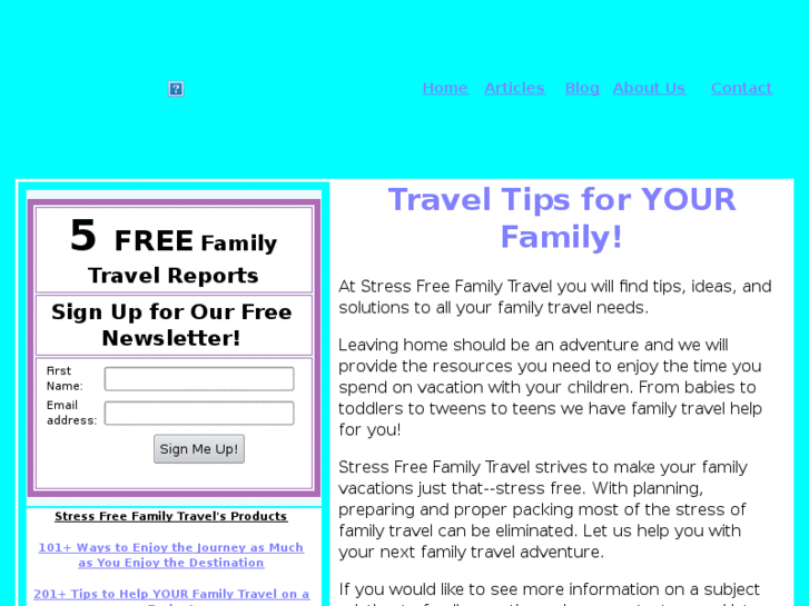 www.stressfreefamilytravel.com