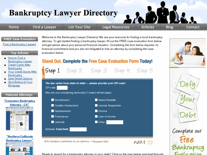 www.bankruptcy-lawyer-directory.com