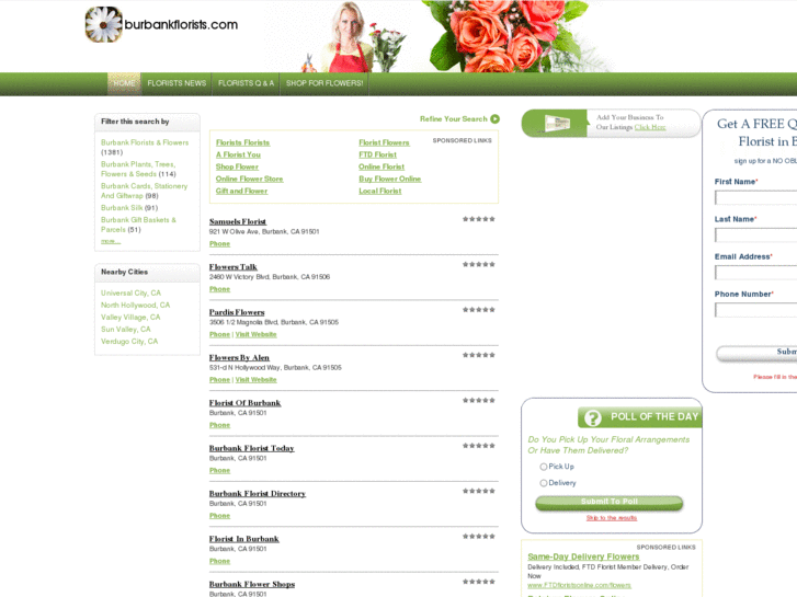 www.burbankflorists.com