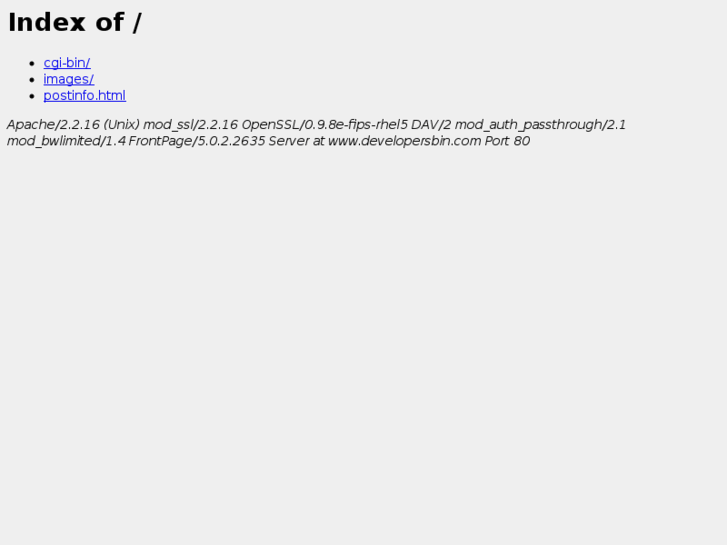 www.developersbin.com