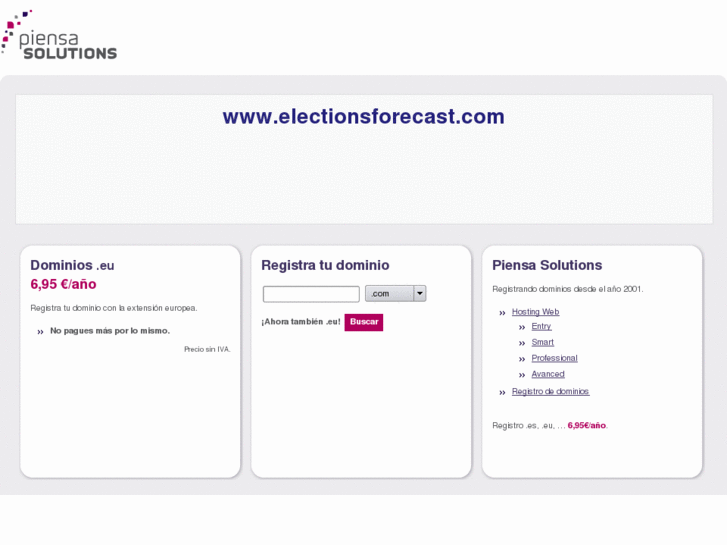 www.electionsforecast.com