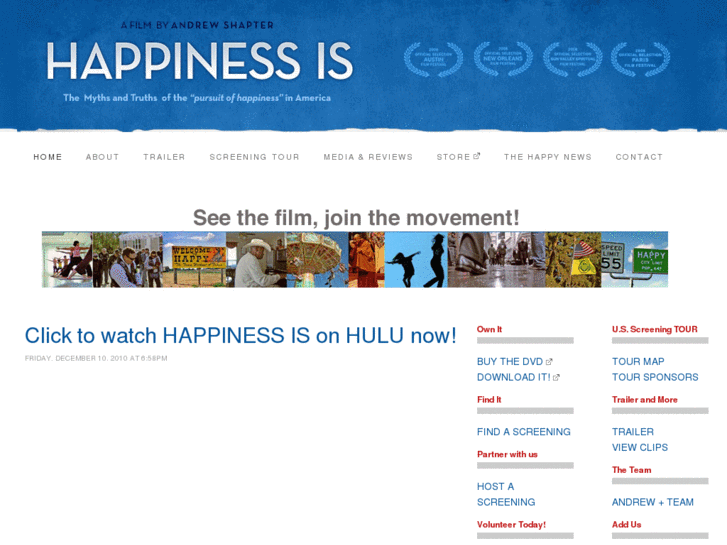 www.happinessisthemovie.com