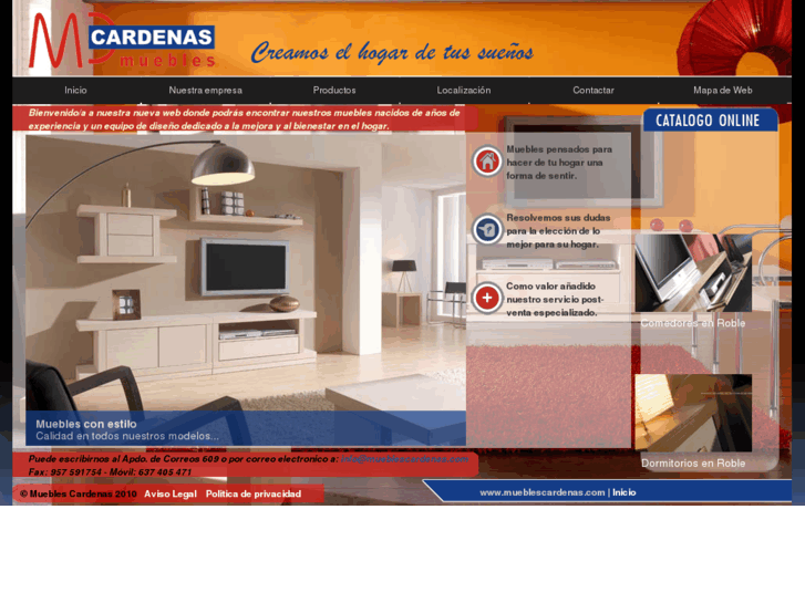 www.mueblescardenas.com