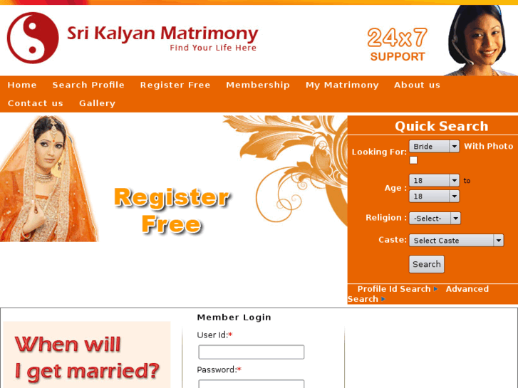 www.srikalyanmatrimony.com