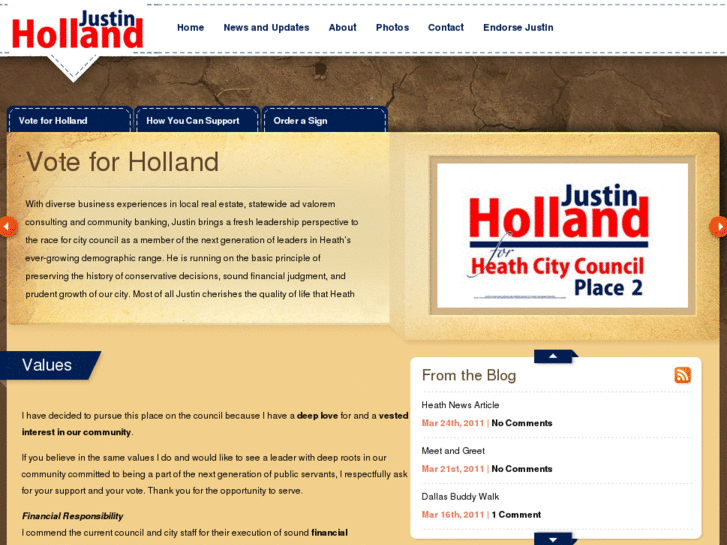 www.vote4holland.com