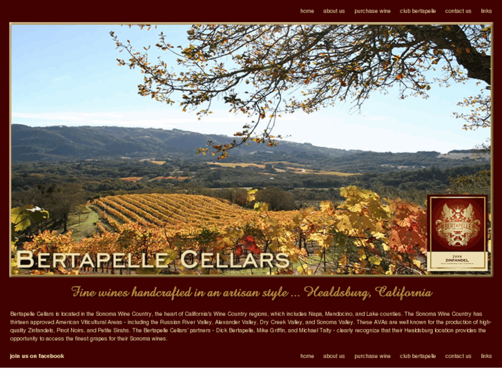 www.bertapellecellars.com