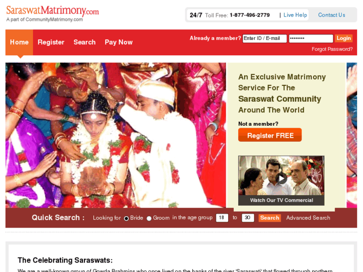 www.brahmingowdsaraswatmatrimony.com