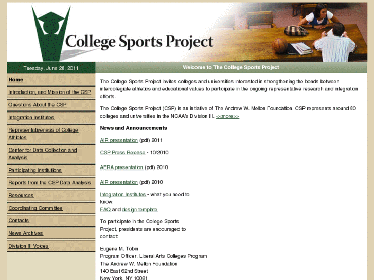 www.collegesportsproject.org