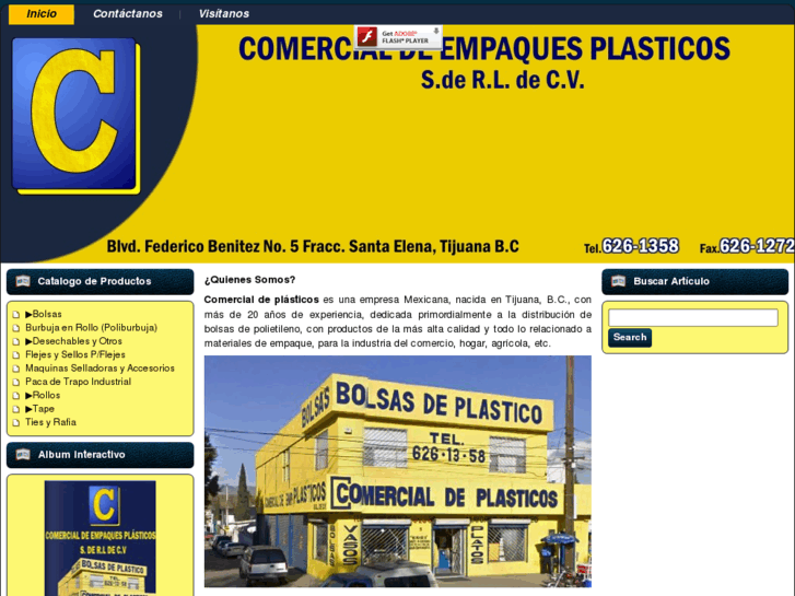 www.comercialdeempaquesplasticos.com