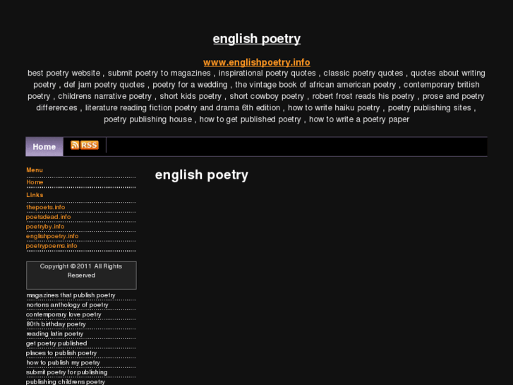 www.englishpoetry.info