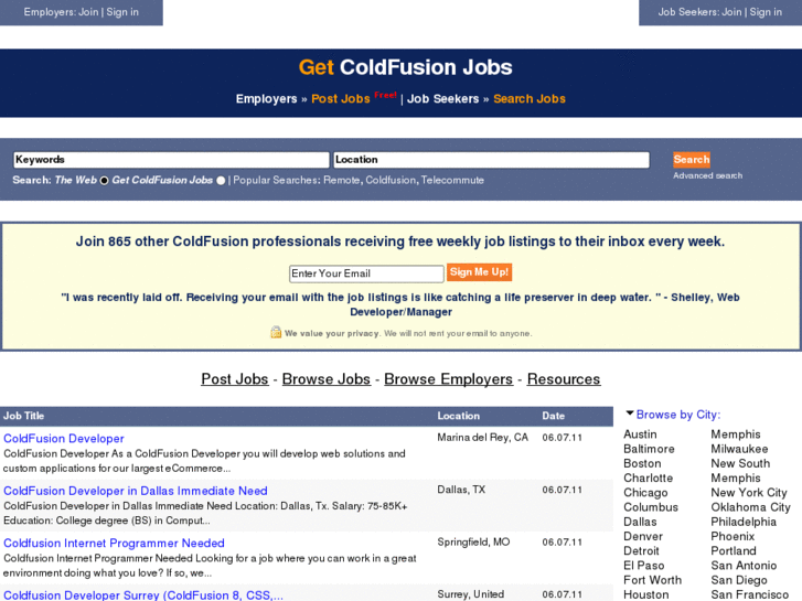 www.getcoldfusionjobs.com