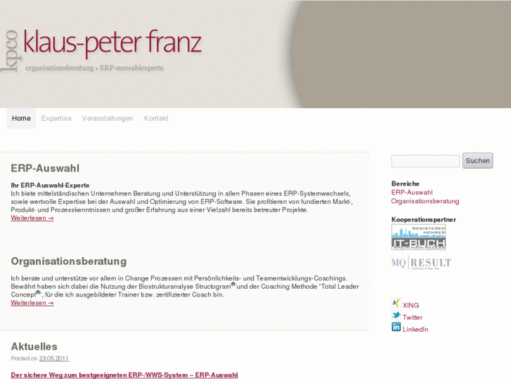 www.klaus-peter-franz.org