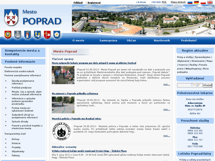 www.poprad.sk