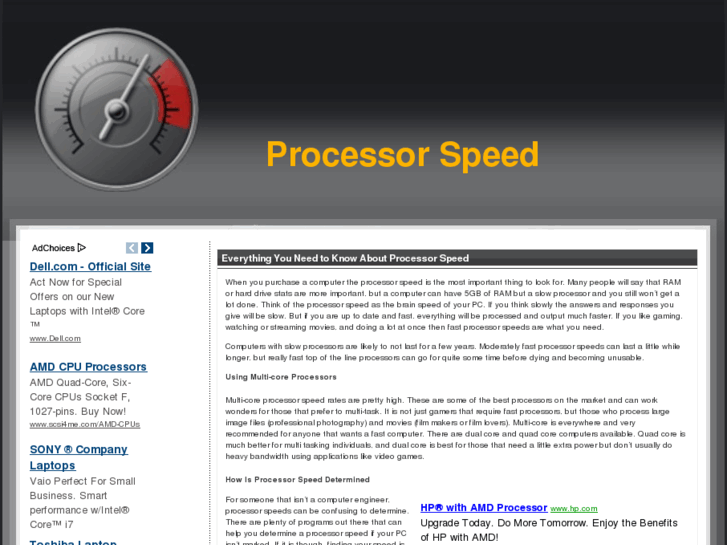 www.processorspeed.org