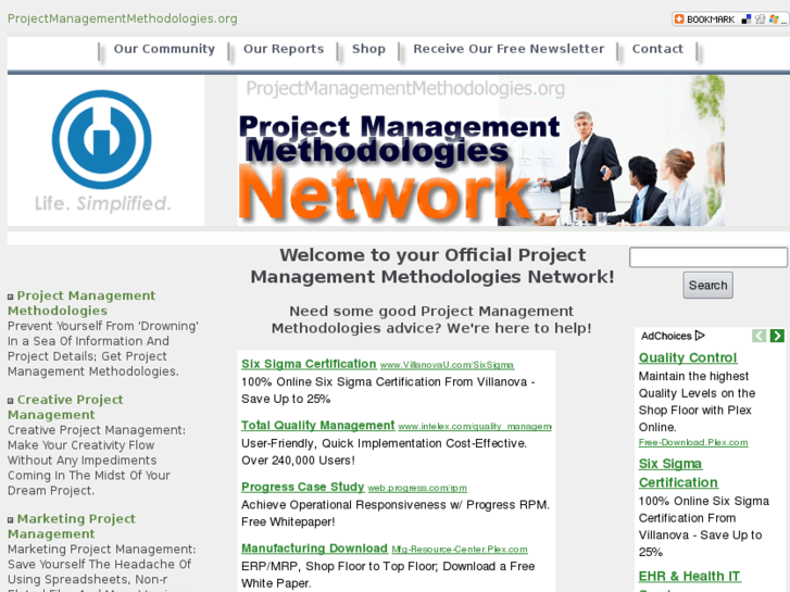 www.projectmanagementmethodologies.org