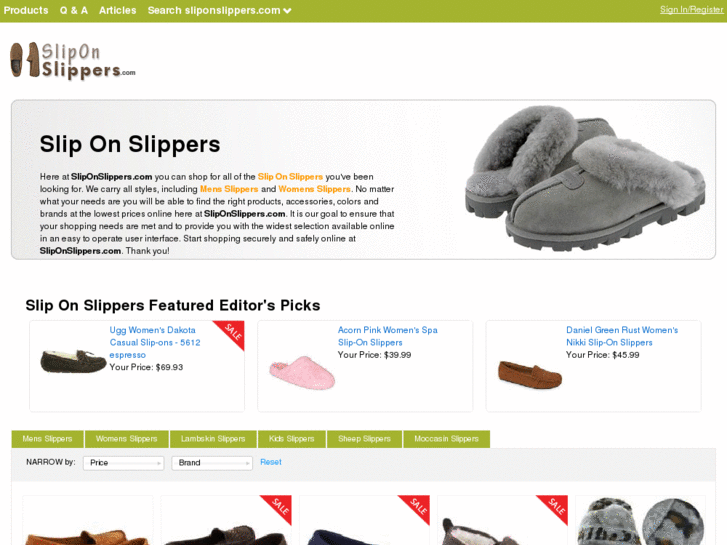 www.sliponslippers.com