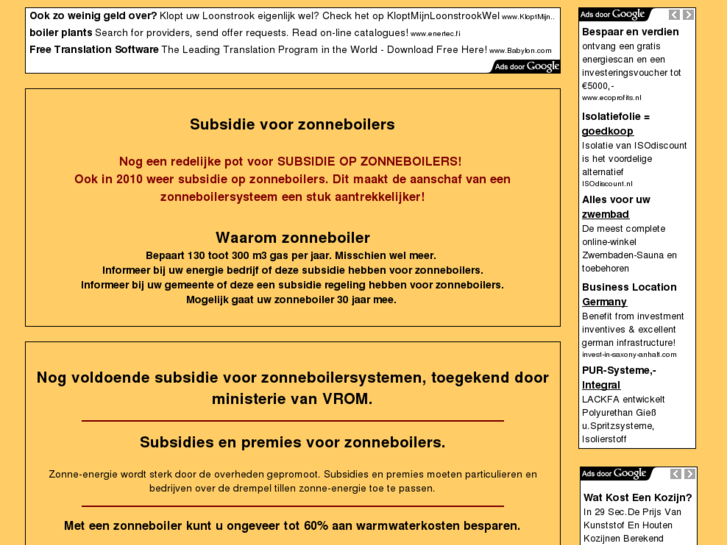 www.subsidiezonneboilers.nl