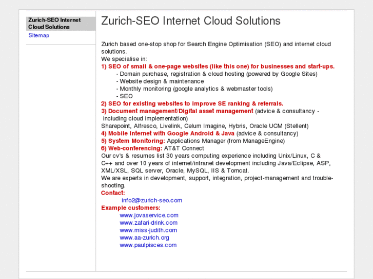 www.zurich-seo.com