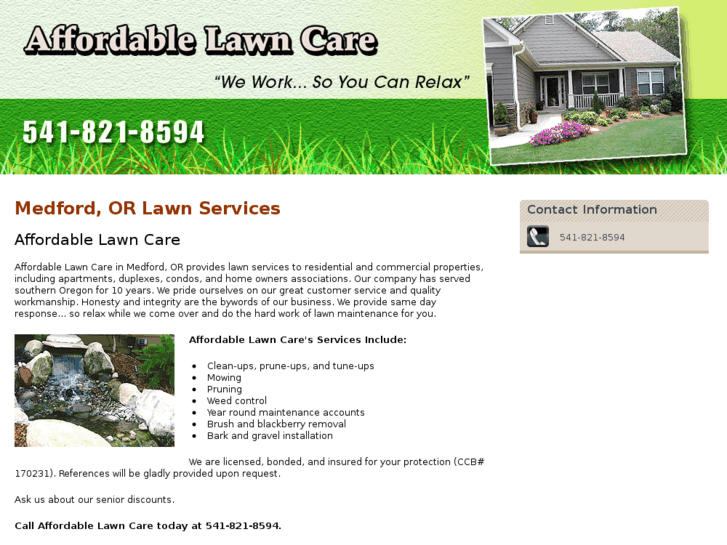 www.affordablelawncaremedford.com