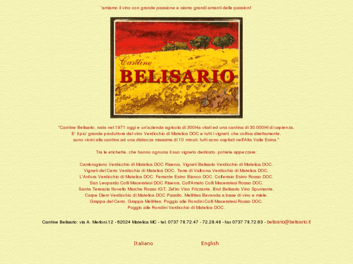 www.belisario.it