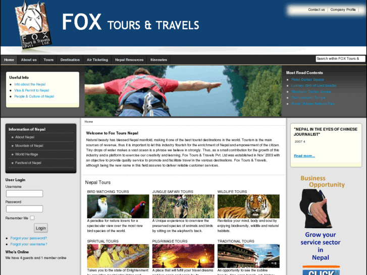 www.foxtoursnepal.com