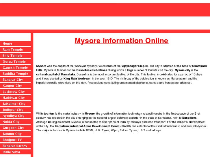 www.mysore.org