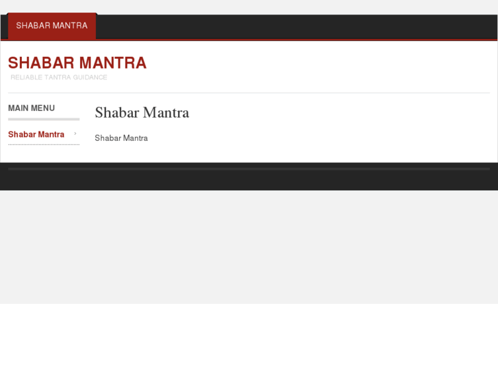 www.shabarmantra.org