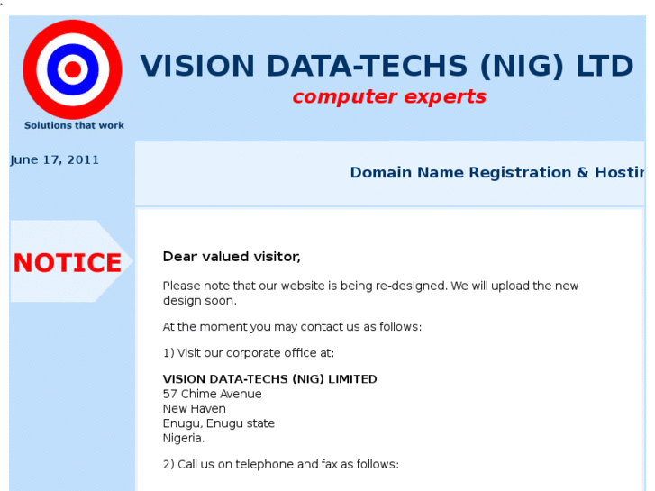www.visiondatatechs.com