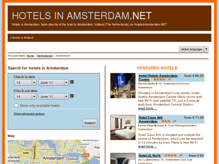 www.4starhotelsinamsterdam.com