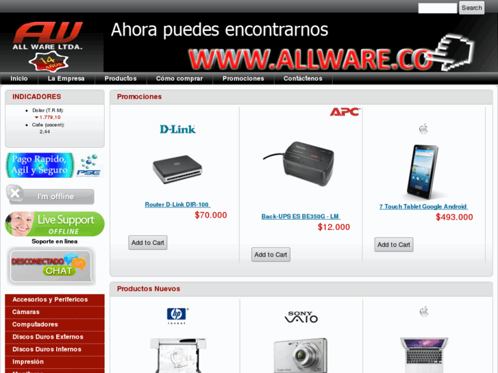 www.allwarecolombia.com