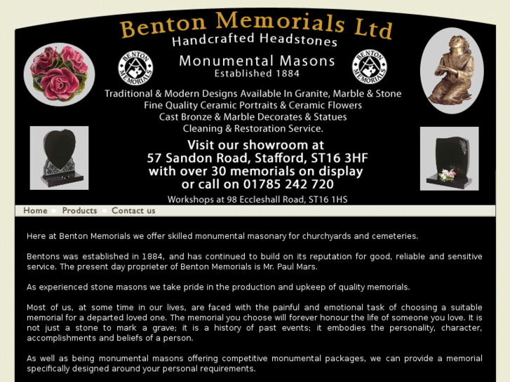 www.bentonmemorials.com