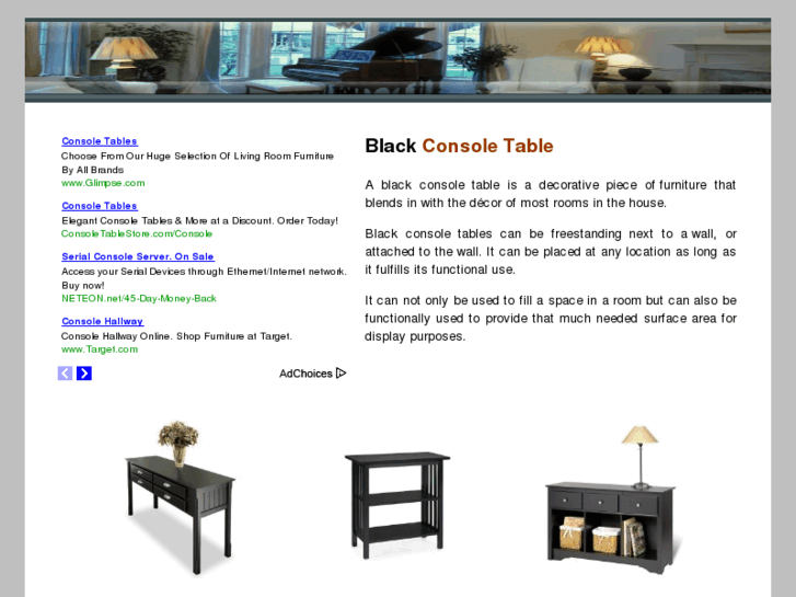 www.blackconsoletable.com