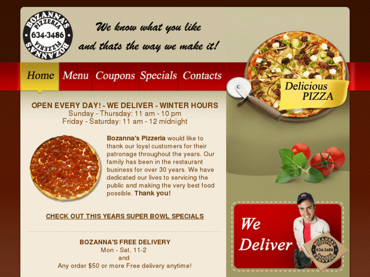 www.bozannaspizza.com