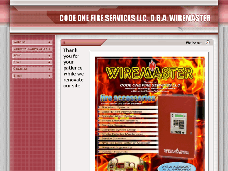 www.codeonefireservices.net