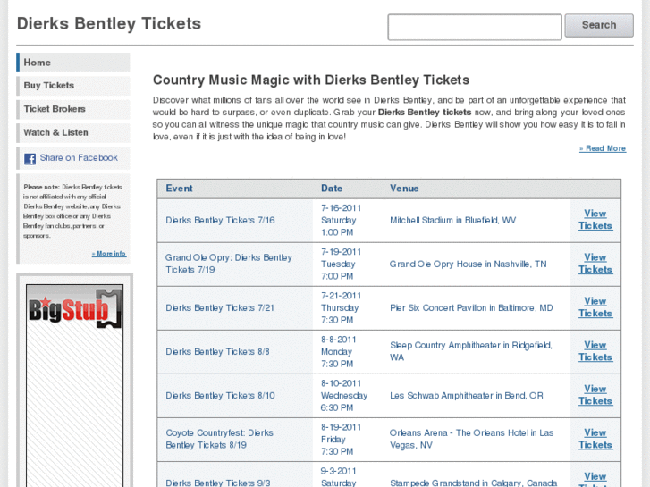 www.dierksbentleytickets.net