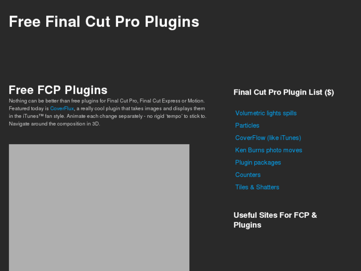 www.freefinalcutproplugins.com