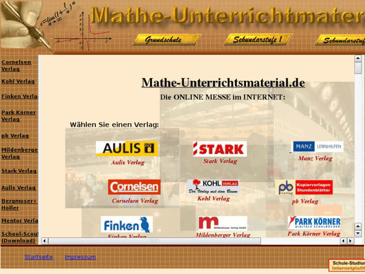 www.mathe-unterrichtsmaterial.de