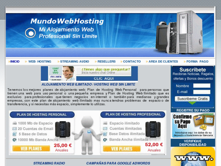 www.mundowebhosting.es