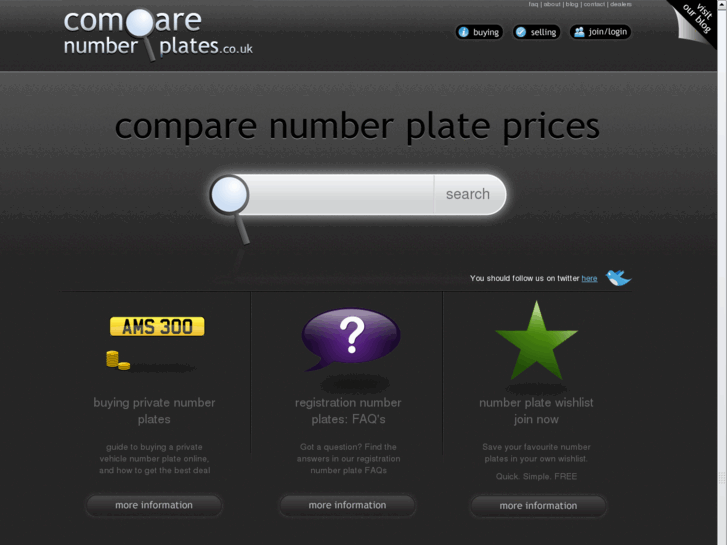 www.comparenumberplates.co.uk